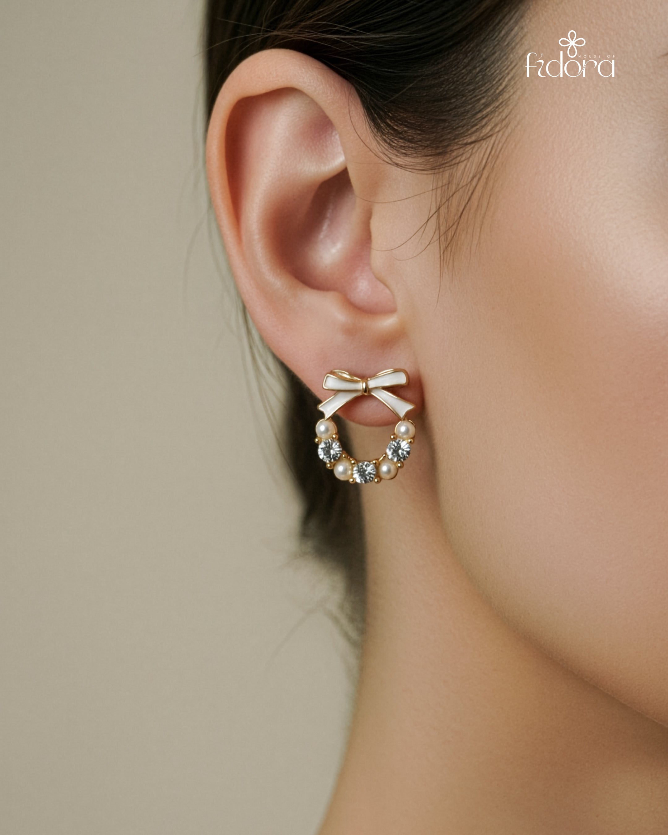 Anti tarnish stone affordable and latest trending earring for daily wear- Shop online from House of Fidora