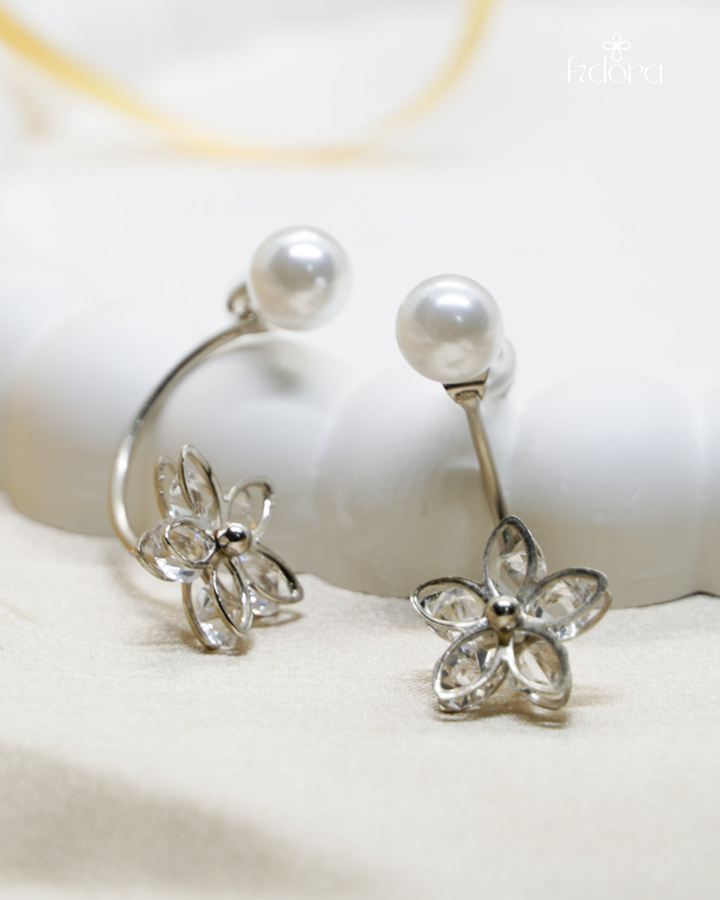 Korean Collection Pear Flower tail earring