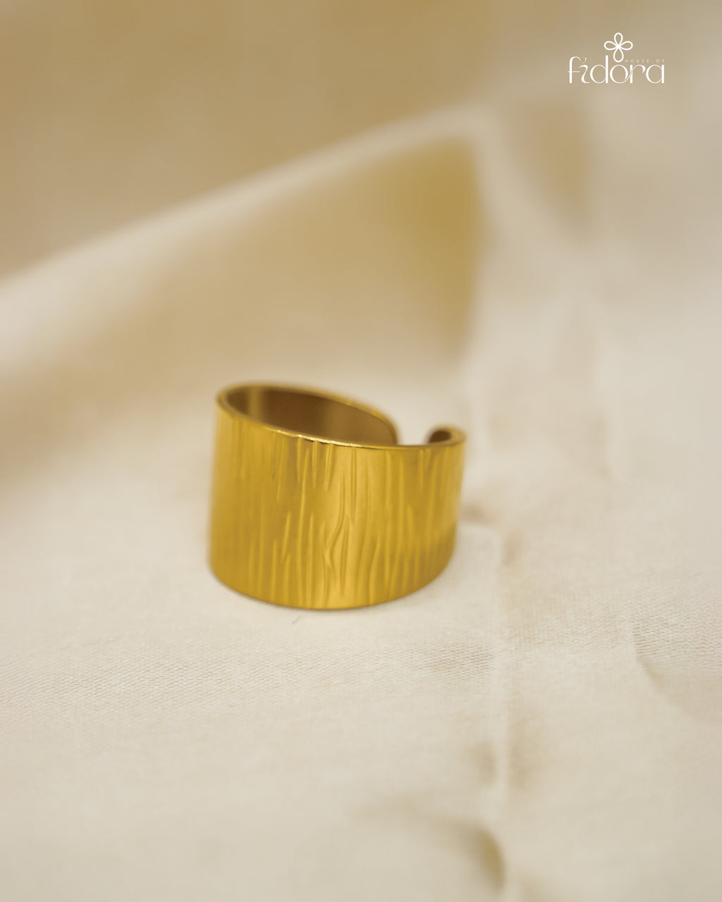 Anti tarnish gold plated ring