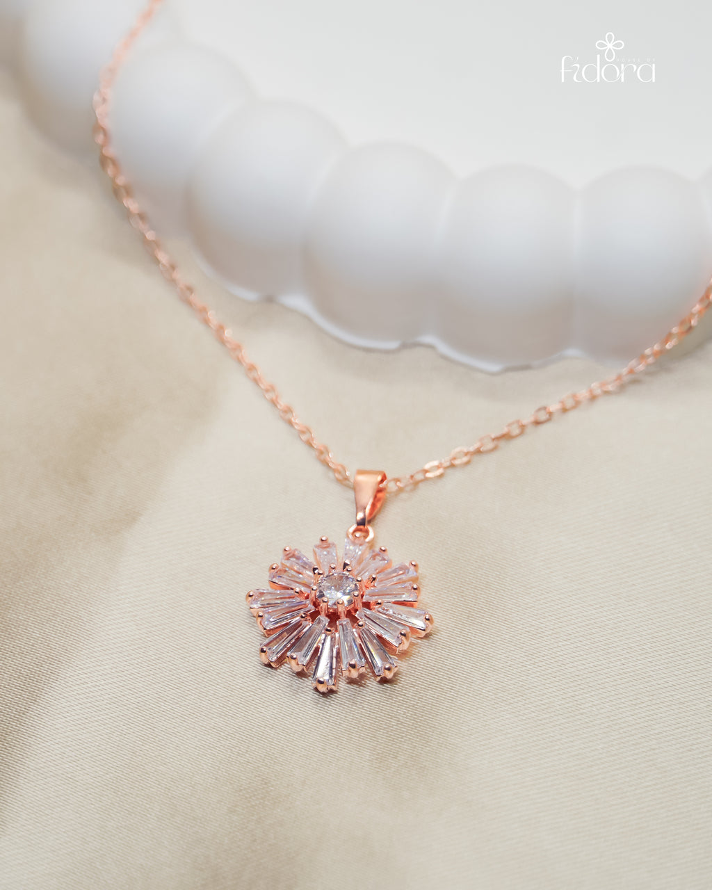 Daily wear rose gold pendant for sale online- House of fidora